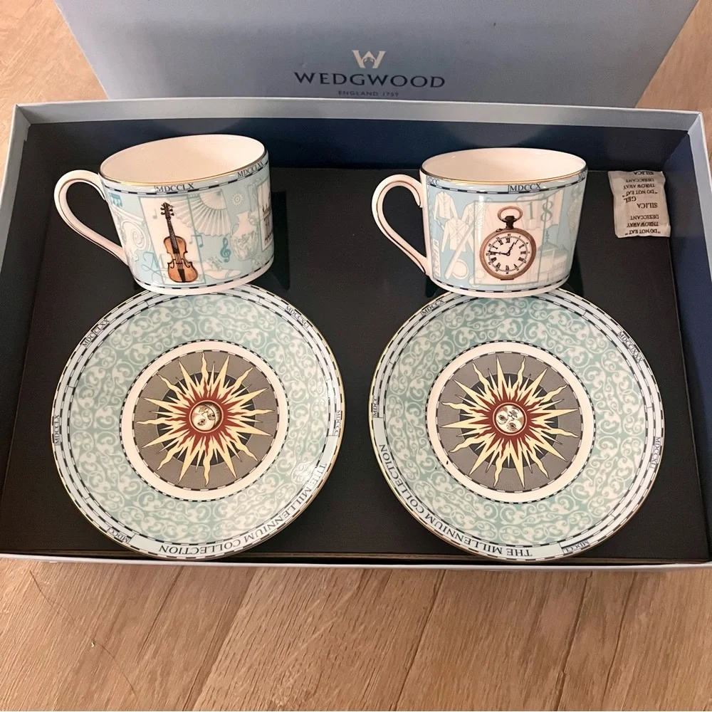 Wedgwood Millennium Collection 18th Century Discovery & Enlightenment Teacup Set